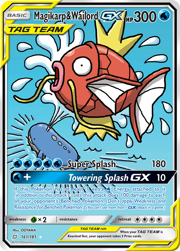 Team Up Magikarp & Wailord GX #161/181
